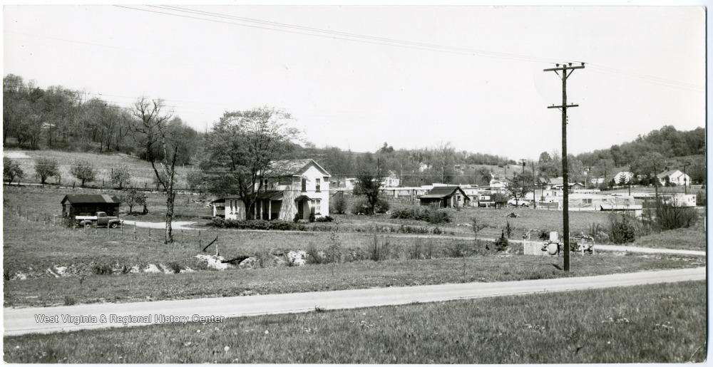 Note on back of photo:  'Virginia Manor Section off Collins Ferry Road', 'I don't think this is right M. Sanders'