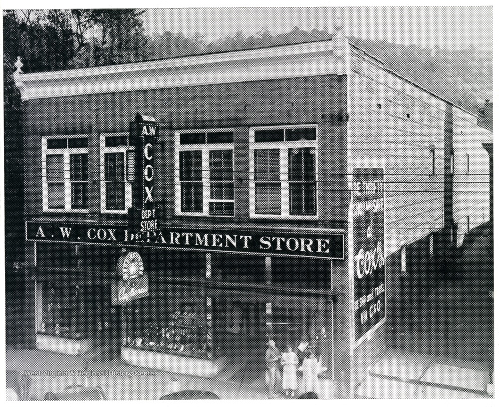 Interior of Cox's Department Store, Hinton, Summers County, W. Va. - West  Virginia History OnView