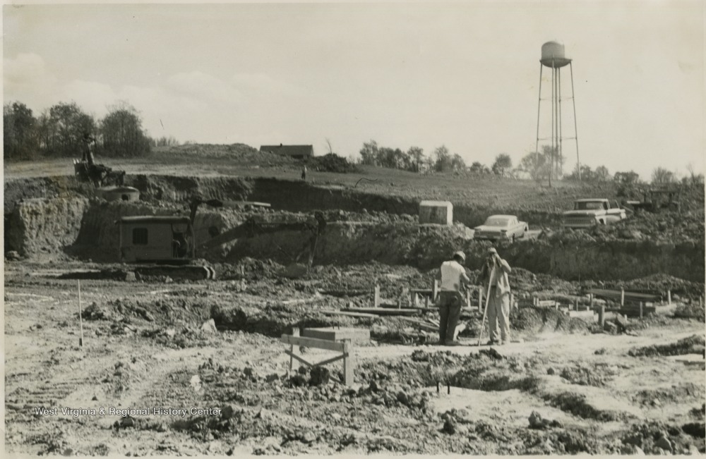 Forestry Building, Percival Hall early Stage of Construction, West ...