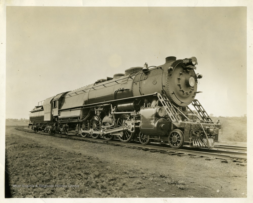 Modern, Mountain-type Locomotive No. 5510 of the Baltimore and 