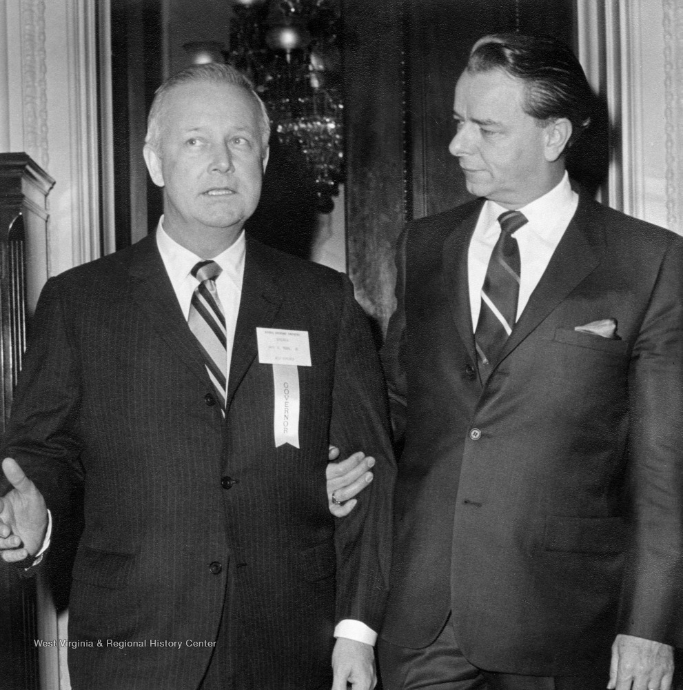 Robert C. Byrd with West Virginia Governor Arch Moore West