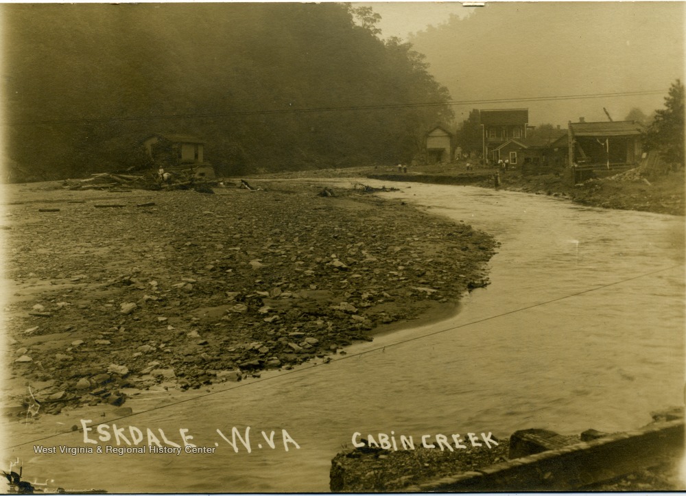 Cabin Creek At Eskdale Kanawha County W Va West Virginia History Onview Wvu Libraries