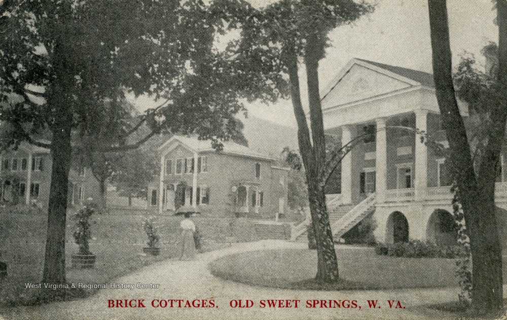 Brick Cottages Old Sweet Springs W Va West Virginia History