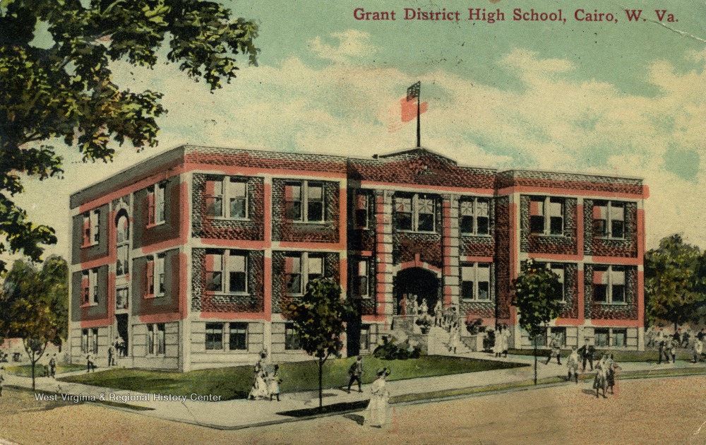 Grant District High School Cairo W. Va. West Virginia History