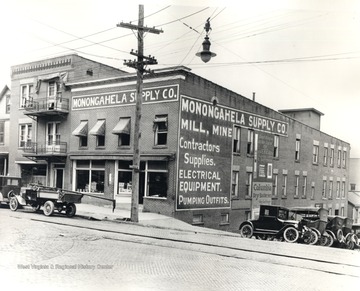 Exterior of Monongahela Supply Company, University Avenue, Morgantown.