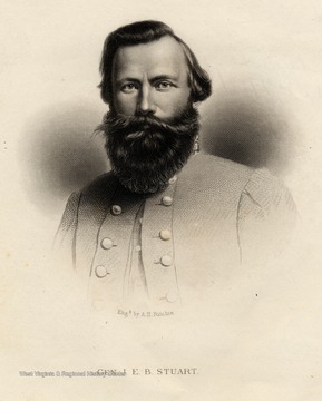 Engraving of General J.E.B. Stuart.
