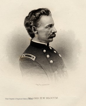 Engraving of Major General H.W. Slocum.