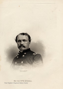 Engraving of Major General William W. Averill by A. H. Ritchie.