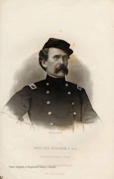 Engraving of Brig. General Louis Blenker from Photograph by Brady. 