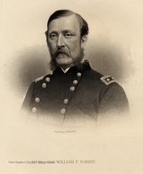 Engraving of Bt. Maj. Gen. William F. Barry.  