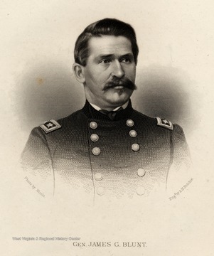 Engraving of General James G. Blunt.