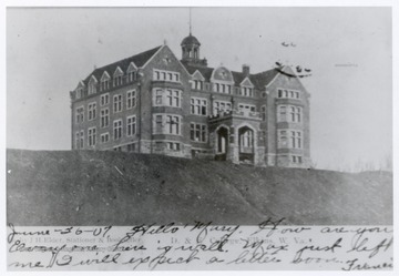 Building of Davis and Elkins College, Elkins, Randolph County.
