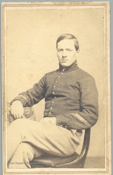 Portrait of W.M. Gordon. Company A Independent Exempts, W. Va. Infantry Volunteers