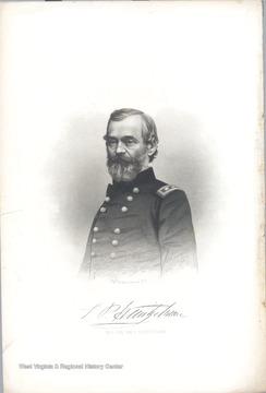 Engraved portrait of Major General Sam P. Heintzelman.