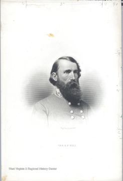 Engraved portrait of General A.P. Hill.