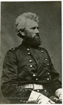 General Milroy gave the following order to Capt. Col. Geo R. Latham 'Lay the devils warrant on all rebel property and add considerably to the population of hell before you return.' Co. B. 5th Reg, W. Va. Cavalry Volunteers.