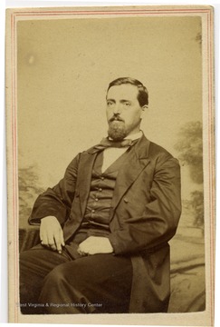 Portrait of George R. Boush of  Old Point Comfort, Va., a member of the Restored Government of Virginia's State Constitutional Convention held in Alexandria in 1864.