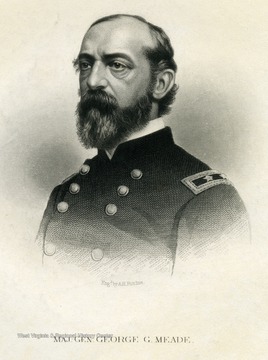 Engraving of Major General George G. Meade.