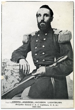 Portrait of Brigadier General Jospeh Andrew Jackson Lightburn, 1824-1901.