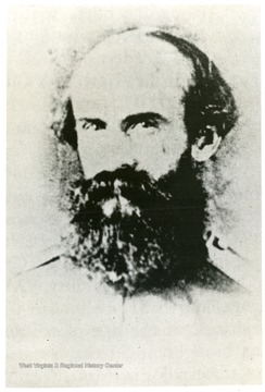 Portrait of Brig. Gen. William E. Jones who led the most successful confederate raid in West Virginia in 1863. See West Virginia Collection Pamphlet 6610 and Boyd Stutler's 'West Virginia in the Civil War.'