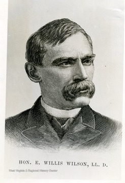 Portrait of Emanuel Willis Wilson of Kanawha. 7th Governor of WV.  See West Virginia Collection Pamphlet 6610 and Boyd Stutler's 'WV in the Civil War.'