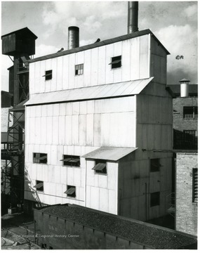 Gas Producer Building of the Fostoria Glass Company plant in Moundsville, W. Va.