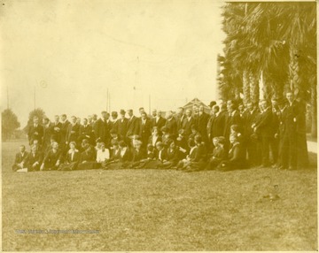 Group portrait of the the Southern Extension Workers - Winter 1919-1920(?), in Gulf Port, Mississippi.
