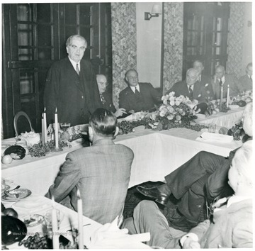 John Lewis at a dinner during a Consolidation Coal Co. Inspection Trip.
