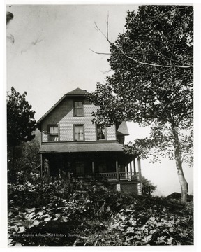 View of Gaston Caperton's house.