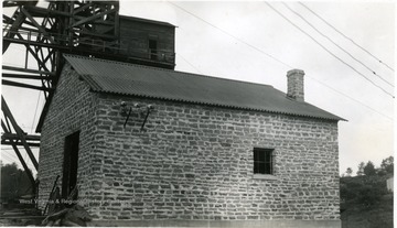 Brick engine house at mine in Thomas, W. Va. 