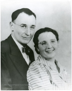 Portrait of Mr. and Mrs. Fred Mooney.