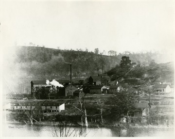 View of the Beechwood mine buildings.