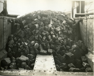 Large pile of lump coal.