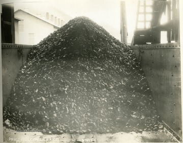 Pile of stove coal.