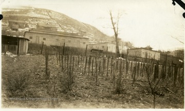 Garden plot in front of barracks at Adamston, W. Va.