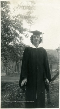 A portrait of Megan Pinkhard, Director of Scott's Run Settlement, 1943-44.