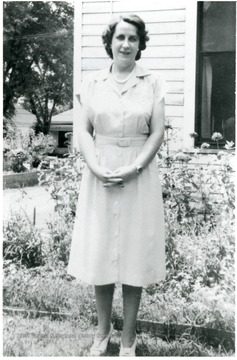 Portrait of Katherine Estenline, Director of Scott's Run Methodist Settlement House 1939-1941.