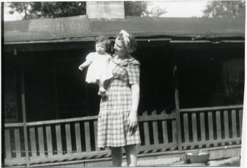 Frances Bennett with Daughter Tleatha [sic] Berttale Dixon.