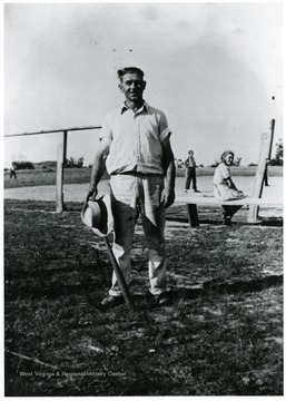 Picture of Allen Hare at Scott's Run, W.Va.