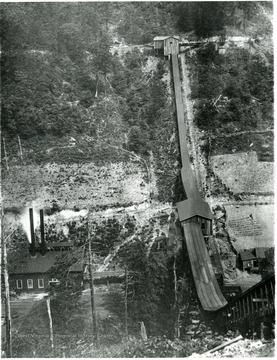 View of conveyors and tipple at Davy, W. Va.