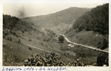 Road in Valley in Holden. Photograph from Joe Ozanic scrapbook.