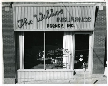 View of the outside of Wilkes Insurance Agency in Beckley, West Virginia.