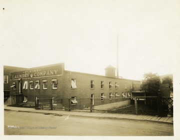 View of the Elkins Laundry Company in Elkins, West Virginia.