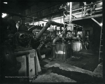 Pump station with lots of pipes.