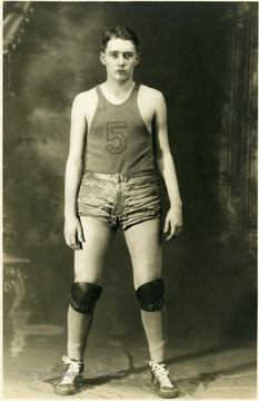 Portrait of Hamilton, a forward for the Grafton Basketball team.
