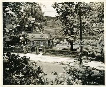 The entrance to the National Cemetery in Grafton, West Virginia.