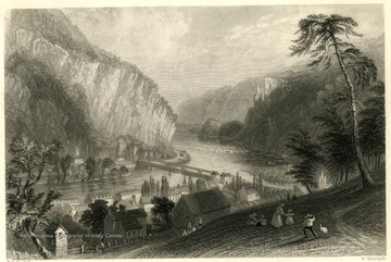 Family on a hill overlooking Harpers Ferry, W. Va.