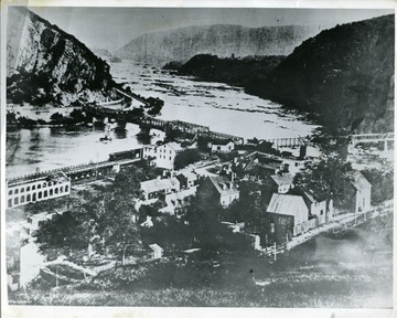 The photograph was most likely taken from Camp Hill overlooking the lower town.