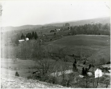 View of several farms in Helvetia, W. Va.