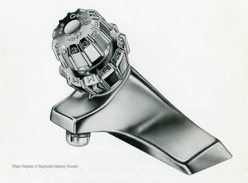 Commerical advertisement for Sterling Faucet. Sterling Faucet was located in Morgantown, W. Va. 